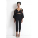 Beatriz Lace Jumpsuit with sleeves