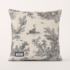 St Germain The Toile Cotton Cushion Cover