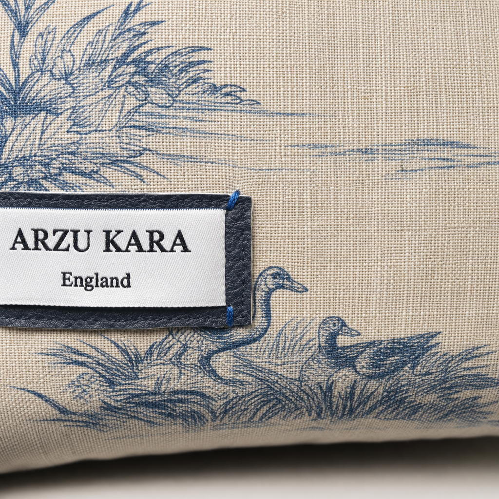 St Germain The Toile Linen Cushion cover