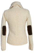 Thea Chunky Cable Knit Cardigan – Hand-Knitted in Australian Wool