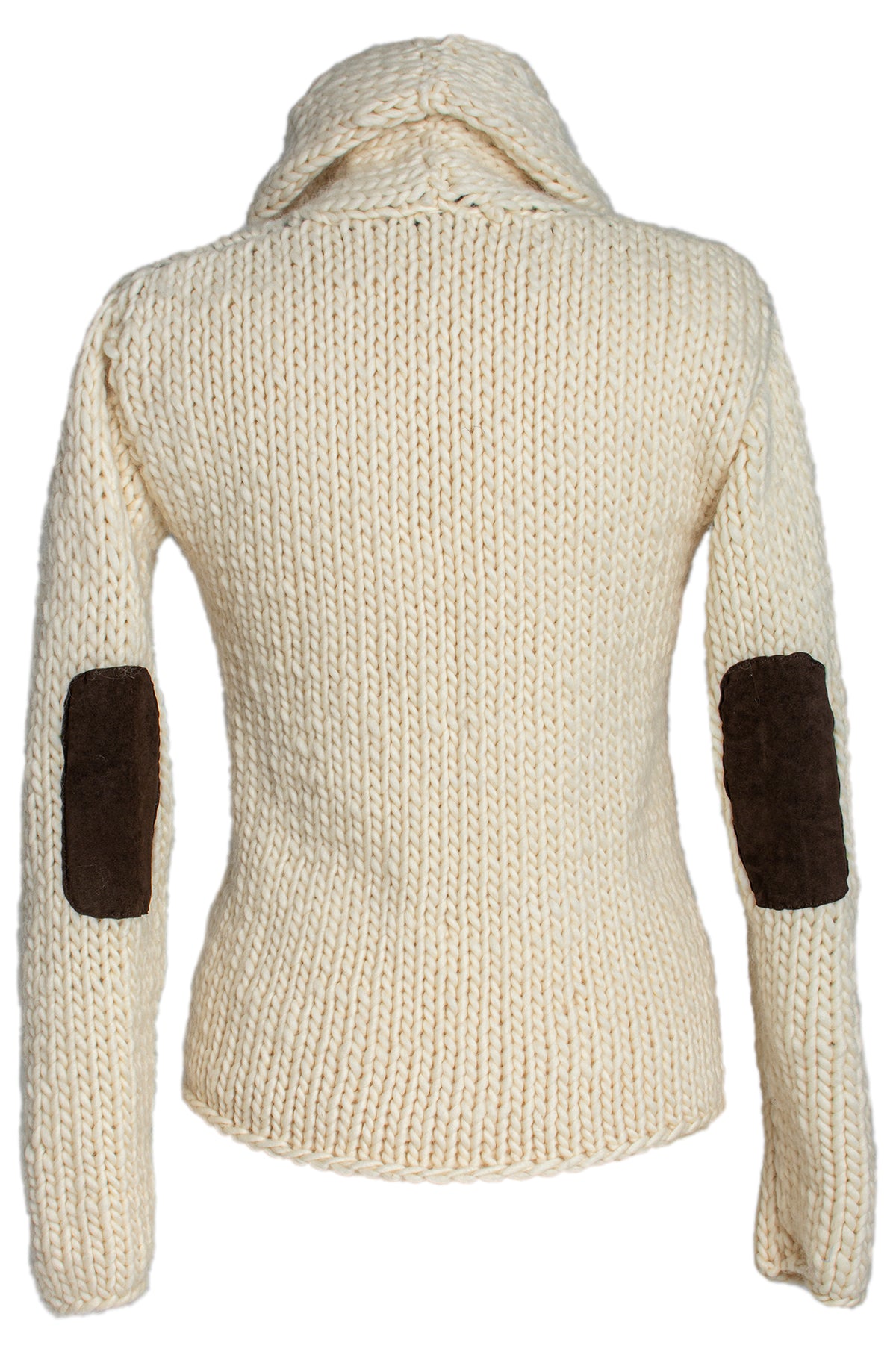 Thea Chunky Cable Knit Cardigan – Hand-Knitted in Australian Wool