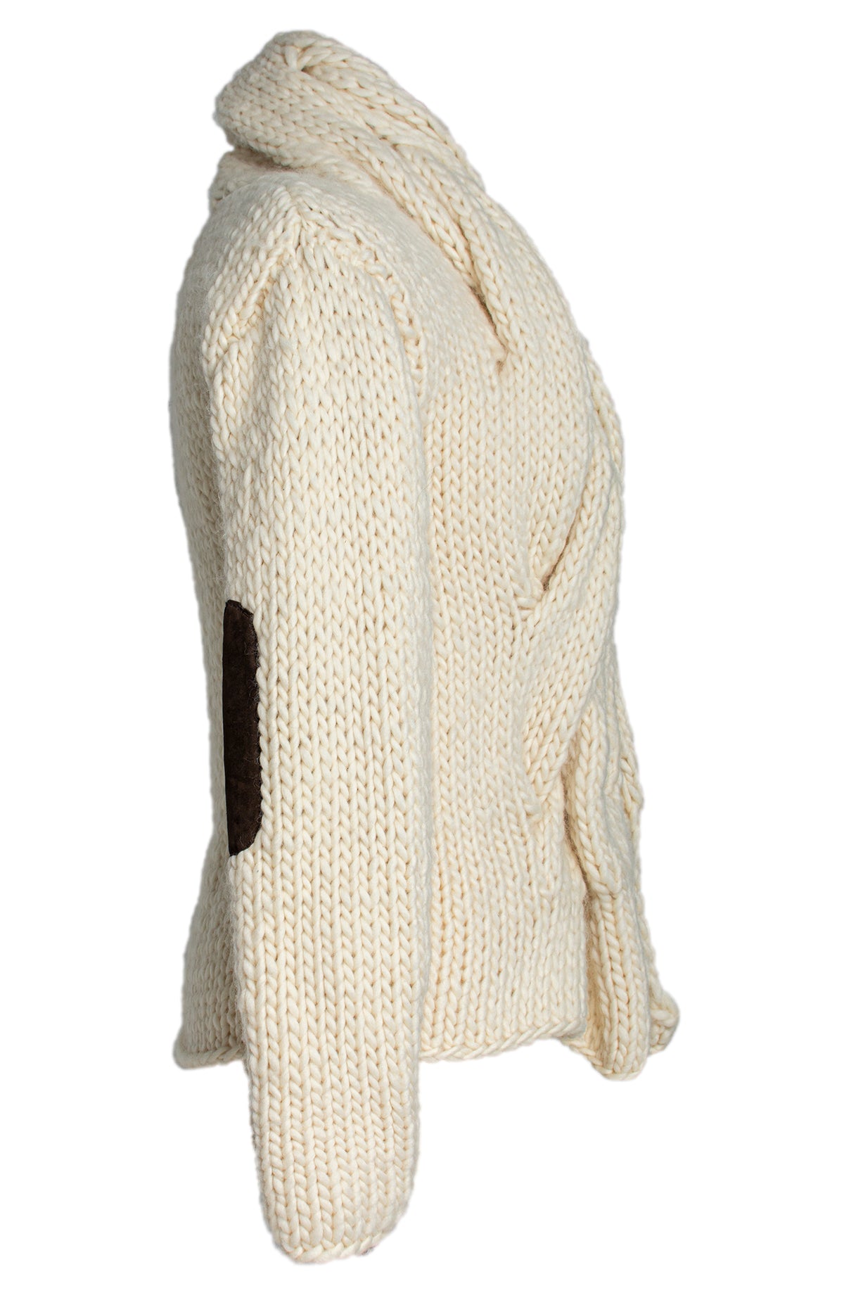Thea Chunky Cable Knit Cardigan – Hand-Knitted in Australian Wool