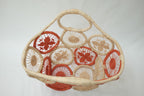 Toamasina Handwoven Straw Tote Bag Clementine