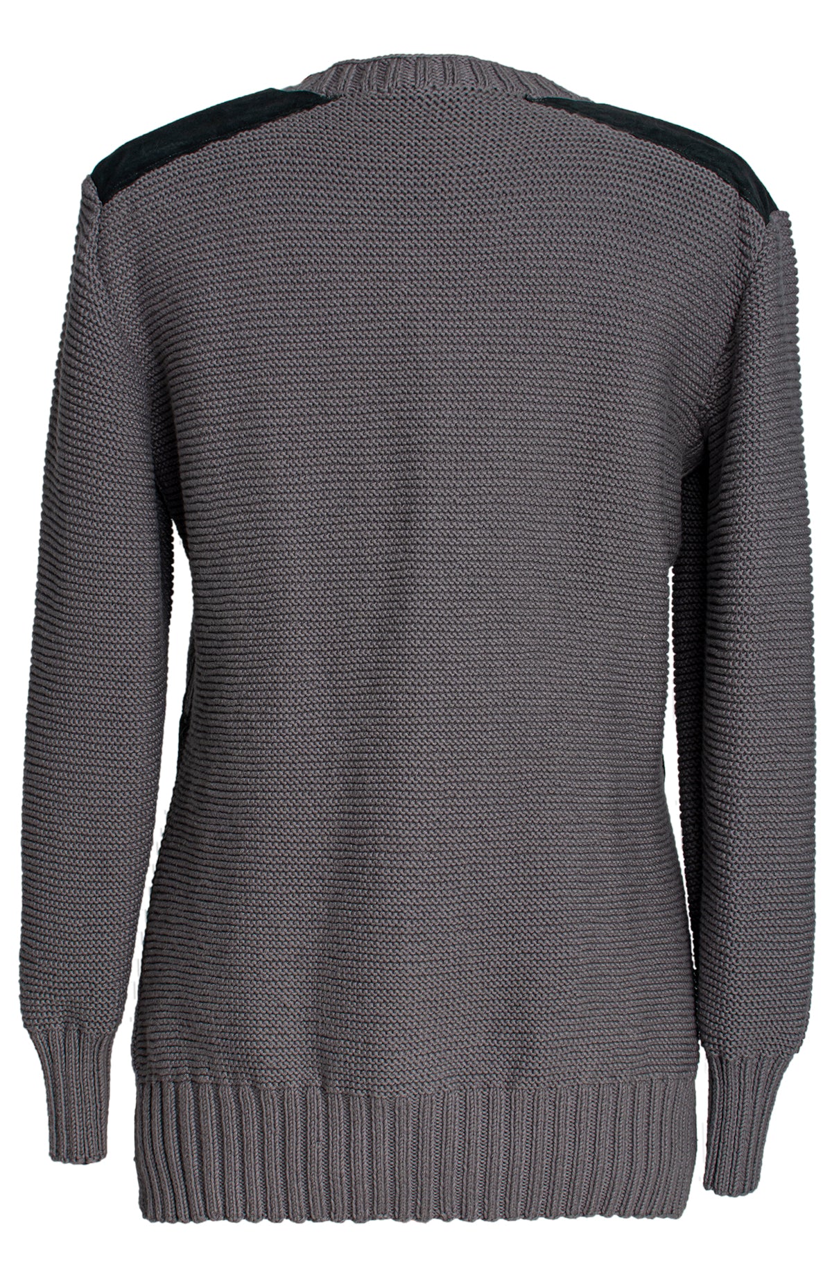 Eda -Hand-Knitted Organic Cotton taupe grey Sweater – GOTS-Certified & Sustainable