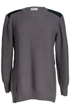Eda -Hand-Knitted Organic Cotton taupe grey Sweater – GOTS-Certified & Sustainable