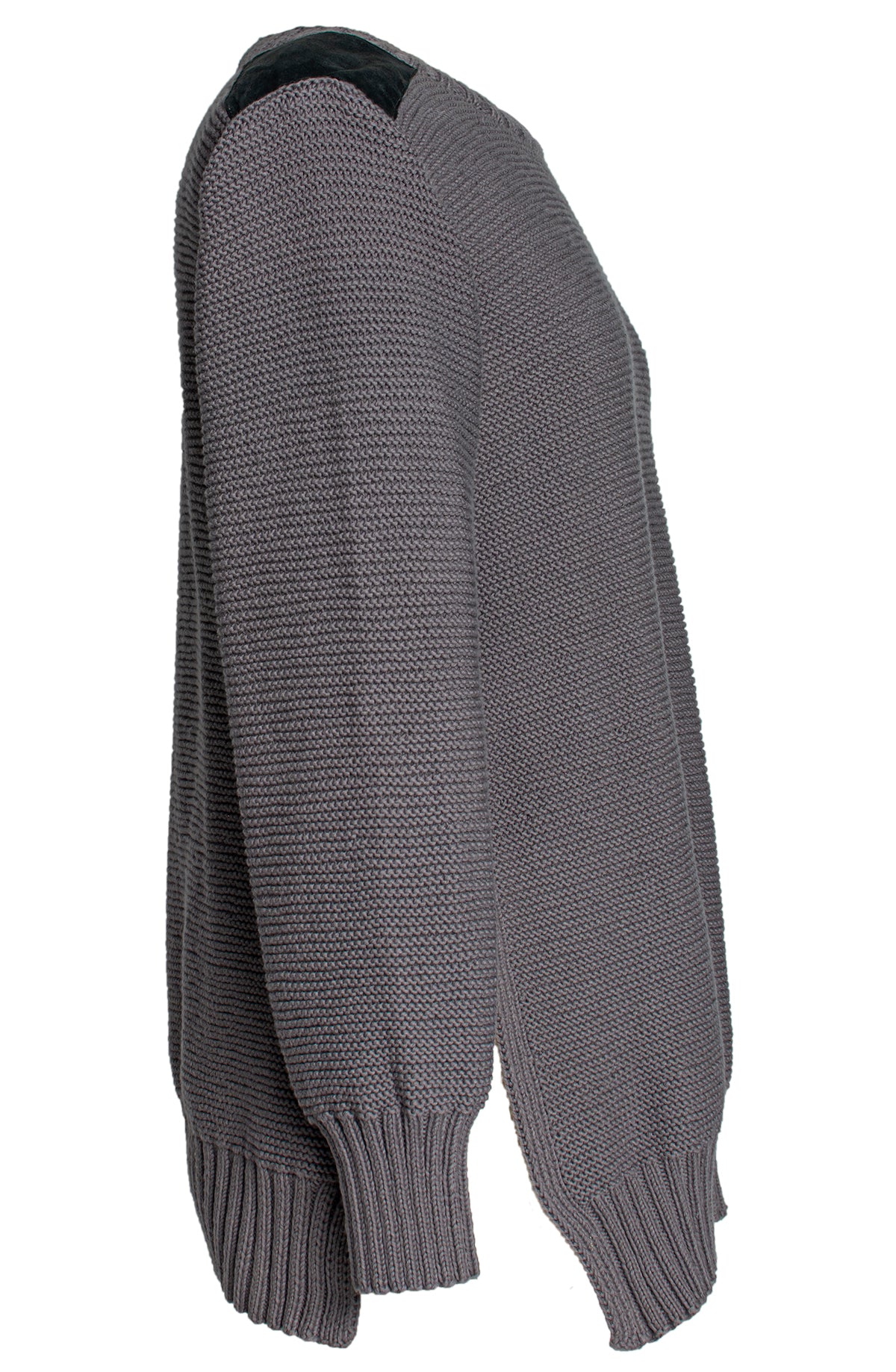 Eda -Hand-Knitted Organic Cotton taupe grey Sweater – GOTS-Certified & Sustainable