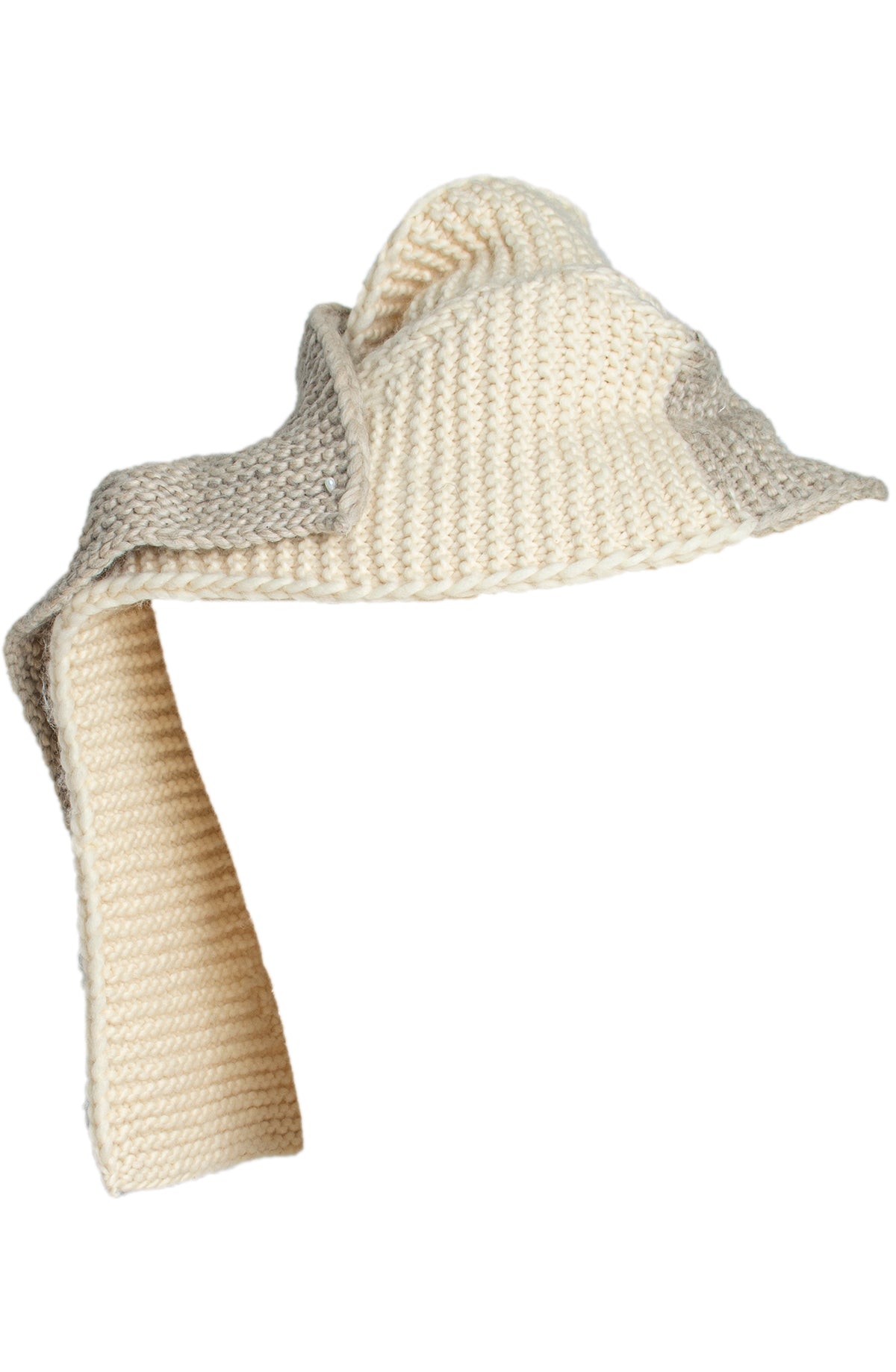 Chunky Australian Wool Scarf Hand Knitted