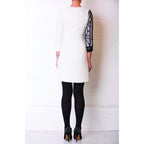 Alara Dress with Lace Detail and Sleeves