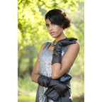 Alex sequin panel jersey top Silver Grey