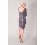 Chloe Sequined Dress (Grey)