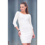 Chloe Sequined Dress (White)