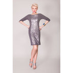 Chloe Sequined Dress (Grey)