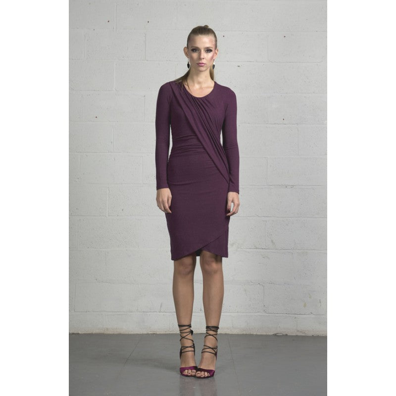 Ilayda asymmetric knee length Dress