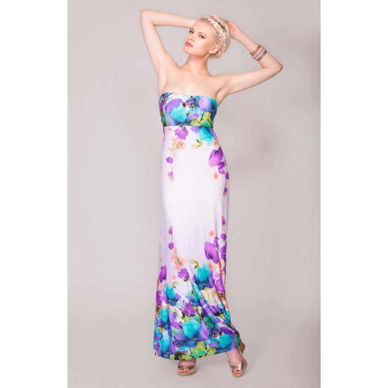 Julianne, Strapless Maxi Dress