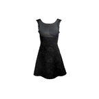 Lexie Cotton Dress with Leather Detail