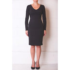 Lola Cotton Dress in Charcoal Grey